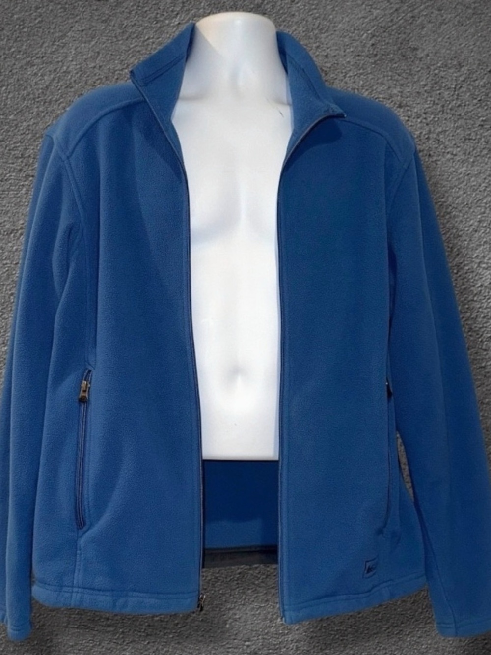 REI Blue men’s medium Fleece Jacket-Great condition.